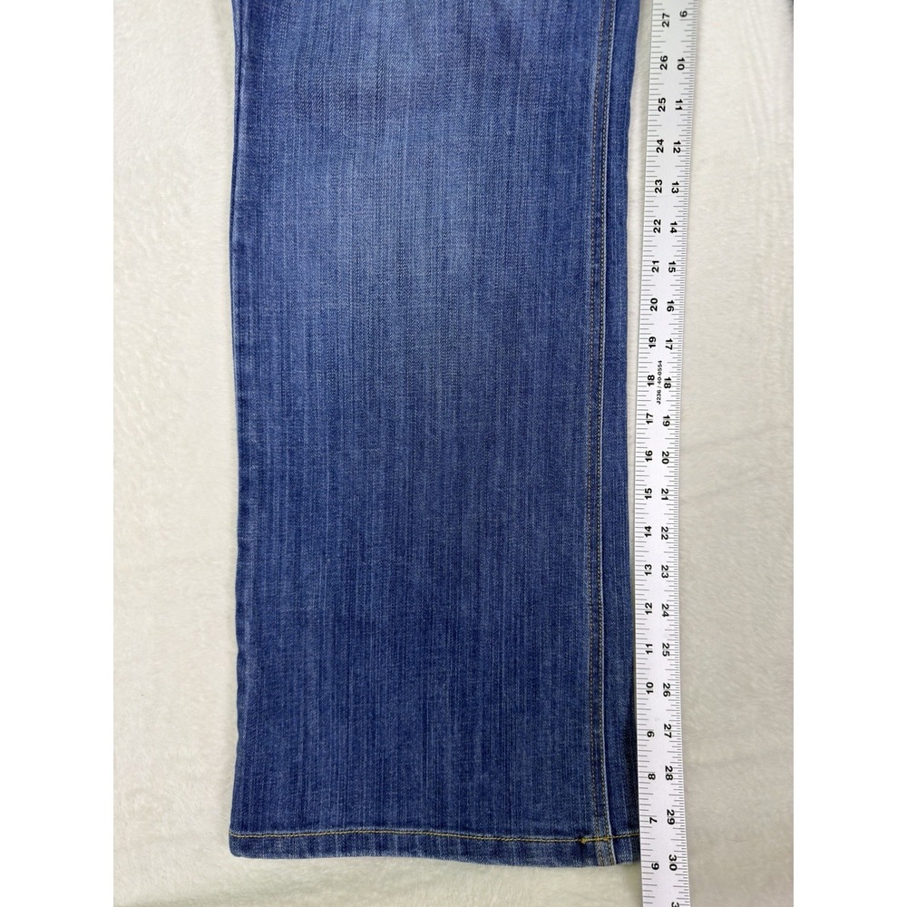Old Navy Jeans Womens‎ 20 Plus Blue Medium Wash Flirt Mid Rise Bootcut Stretch - Picture 5 of 8